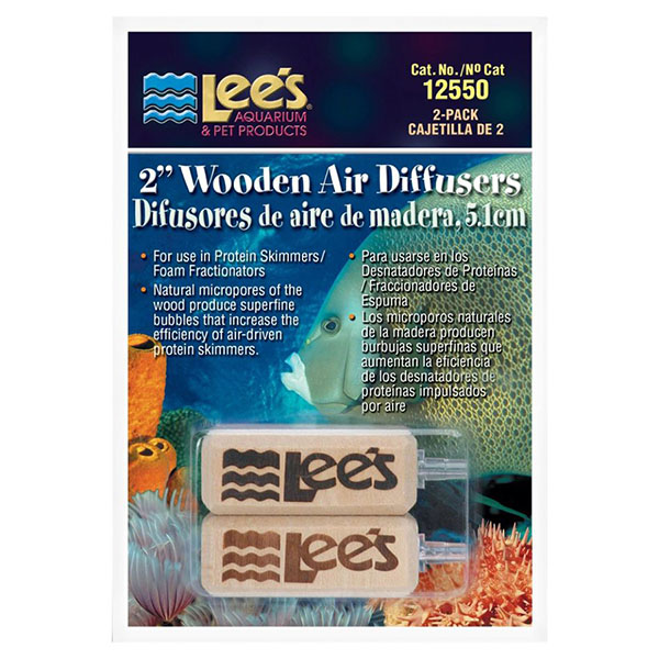 Lees Wood Air stone Air Diffuse - 2 in. Long - 2 Pack - 2 Pieces
