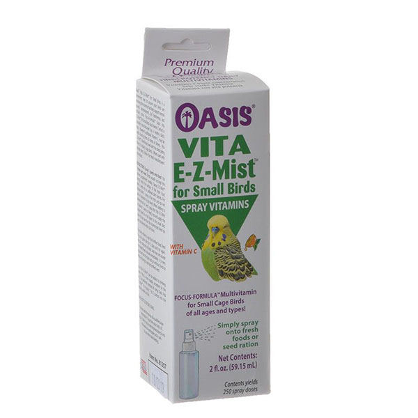 Oasis Vita E-Z-Mist for Small Birds - 2 oz - 250 Sprays