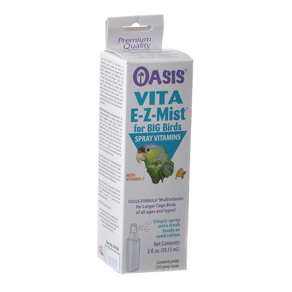 Oasis Vita E-Z-Mist for Big Birds - 2 oz - 250 Sprays