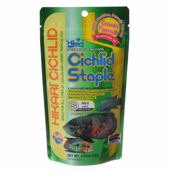 Hikari Cichlid Staple Food - Mini Pellet - 2 oz - 5 Pieces