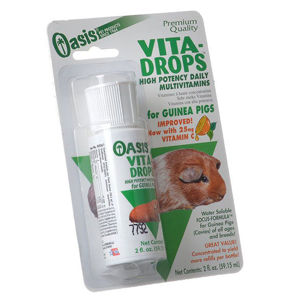 Oasis Guinea Pig Vita Drops - 2 oz - 2 Pieces