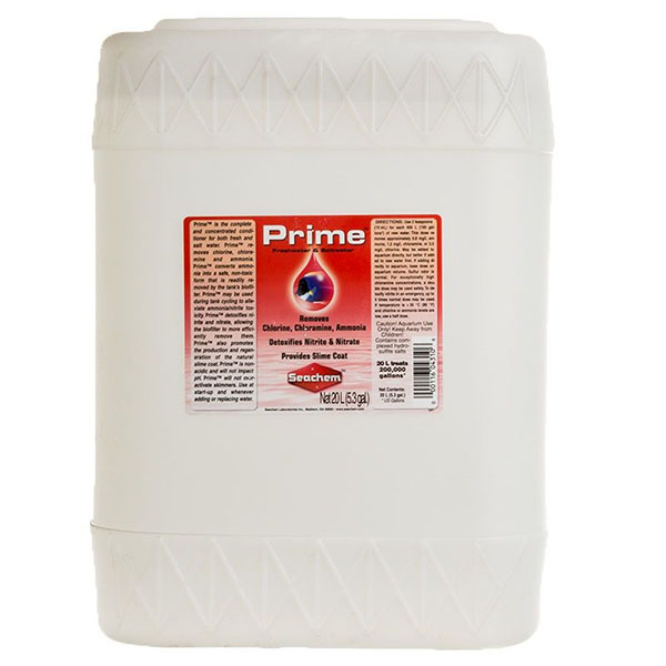 Sea chem Prime Water Conditioner F/W and S/W - 20 Liters - 5.3 Gallons