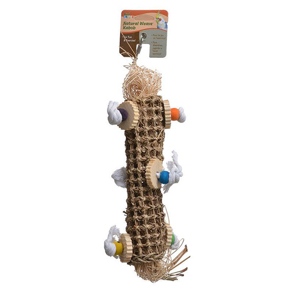 Penn Plax Bird Life Natural Weave Kabob - 21 in. High - For Medium Birds