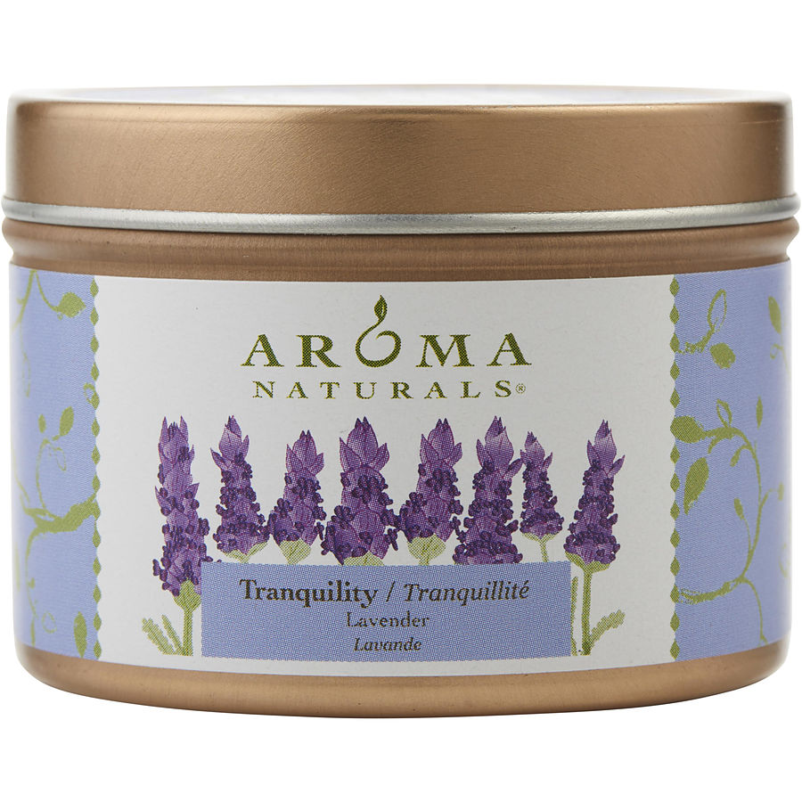 Tranquility Aromatherapy - One 2.5x1.75 Inch Tin Soy Aromatherapy Candle