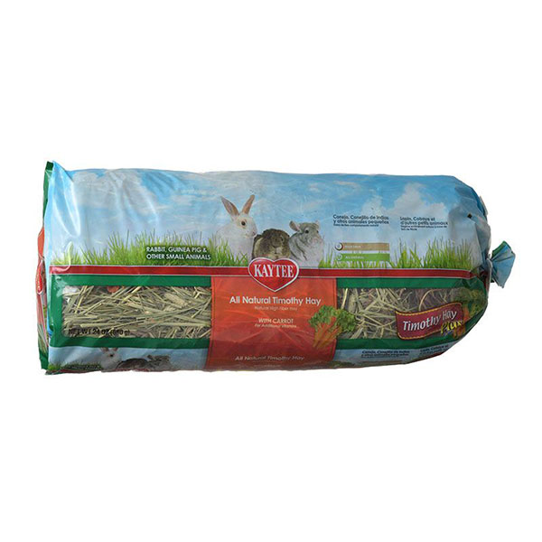 Kaytee Timothy Hay Plus Carrots - 24 oz