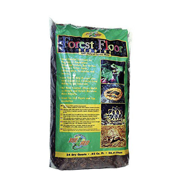 Zoo Med Forrest Floor Bedding - All Natural Cypress Mulch - 24 Quarts