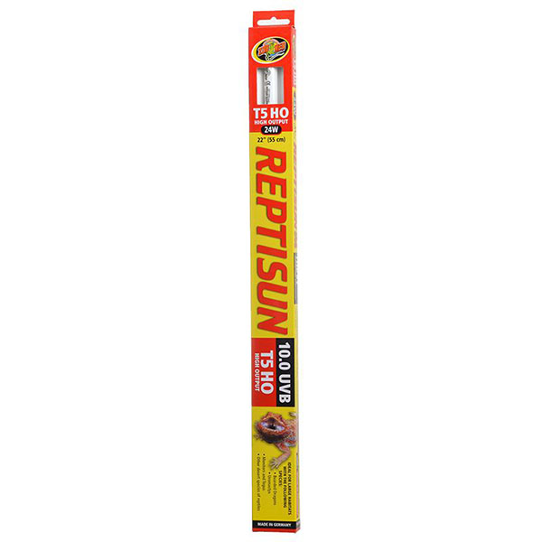 Zoo Med ReptiSun T5 HO 10.0 UVB Replacement Bulb - 24 Watts - 22 in. Bulb