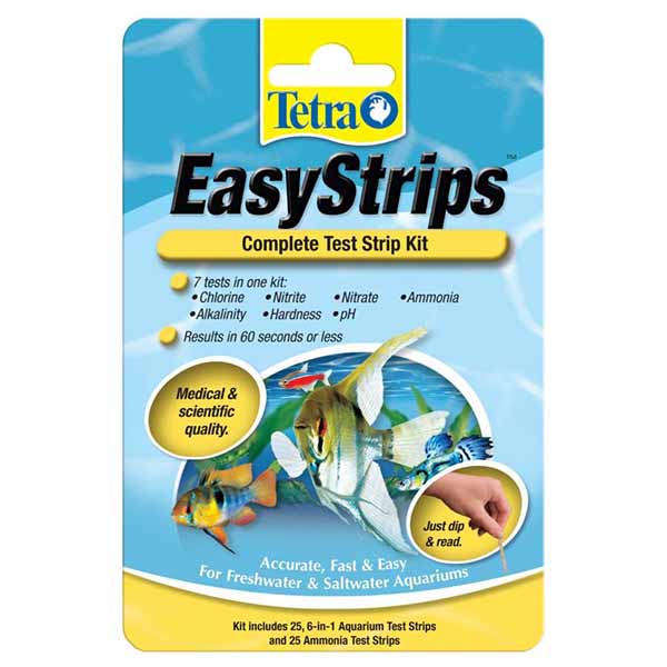 Tetra Easy Strips Complete Kit - 25 Ammonia Strips and 25 - 6 in 1 Strips