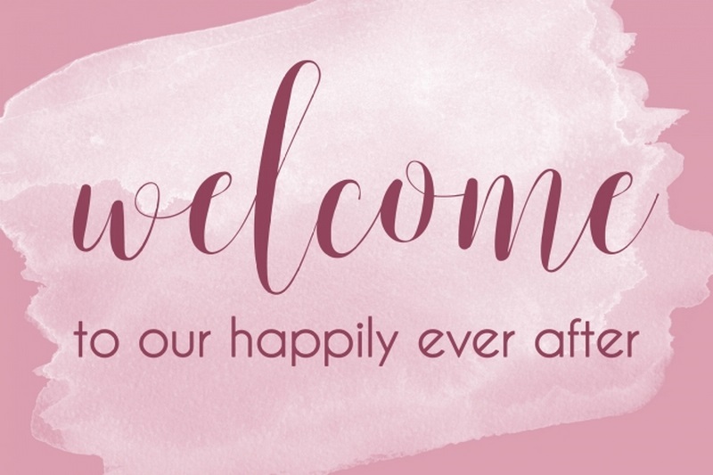 Welcome - Pink
