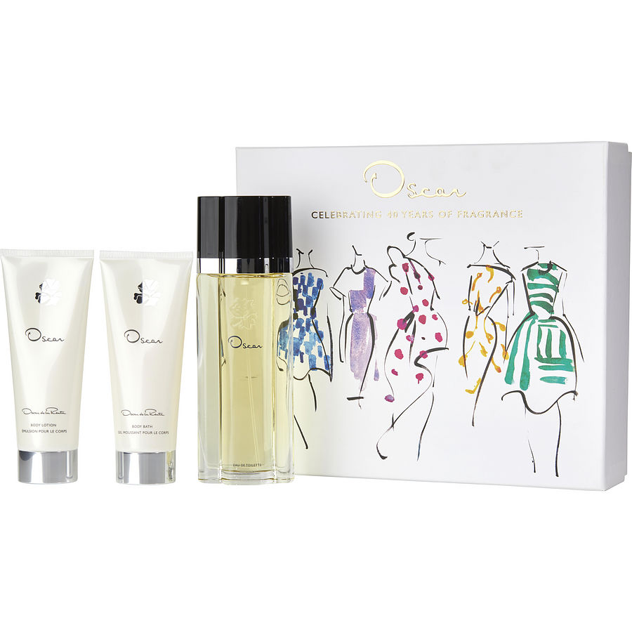 Oscar - Eau De Toilette Spray 3.4 oz And Body Lotion 3.4 oz And Body Bath 3.4 oz