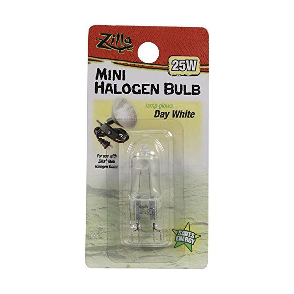 Zilla Mini Halogen Bulb - White - 25 W - 2 Pieces