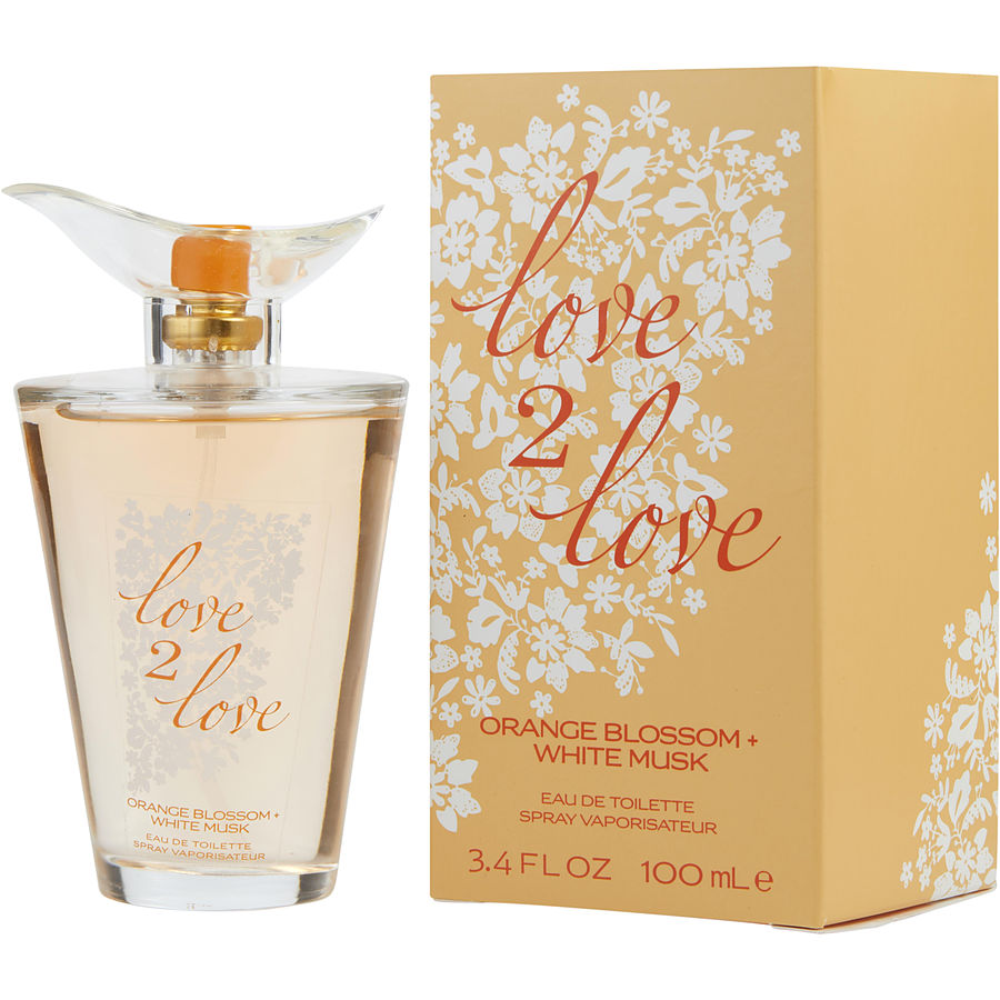 Love 2 Love - Orange Blossom And White Musk Eau De Toilette Spray 3.4 oz