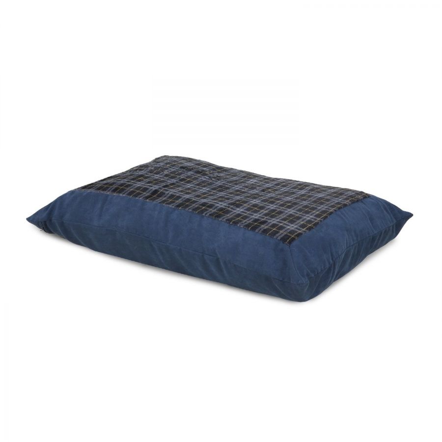 Aspen Pet Plaid Pillow Bed - Assorted Colors - 27 Long x 36 Wide