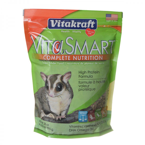 Vitakraft VitaSmart Complete Nutrition Sugar Glider Food - 28 oz