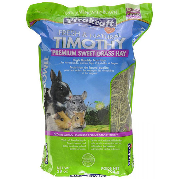 Vitakraft Fresh & Natural Timothy Premium Sweet Grass Hay - 28 oz