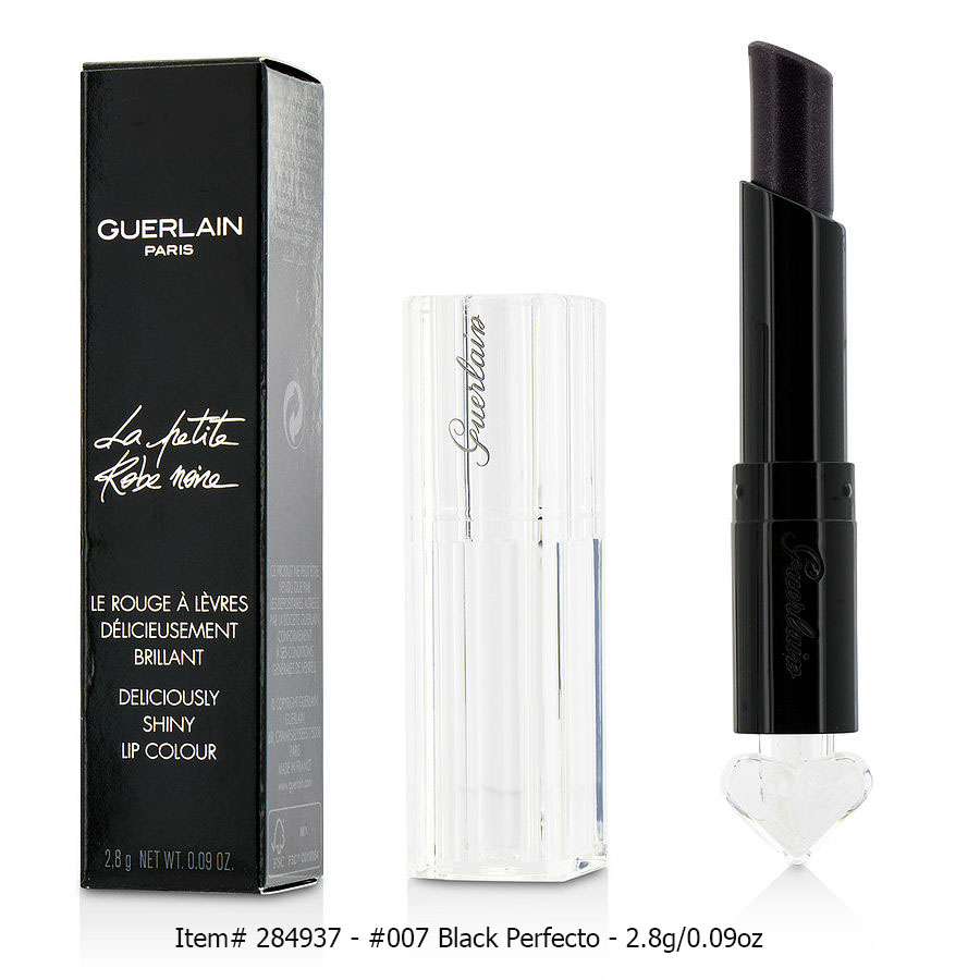 Guerlain - La Petite Robe Noire Deliciously Shiny Lip Colour 2.8g 0.09oz  007 Black Perfecto