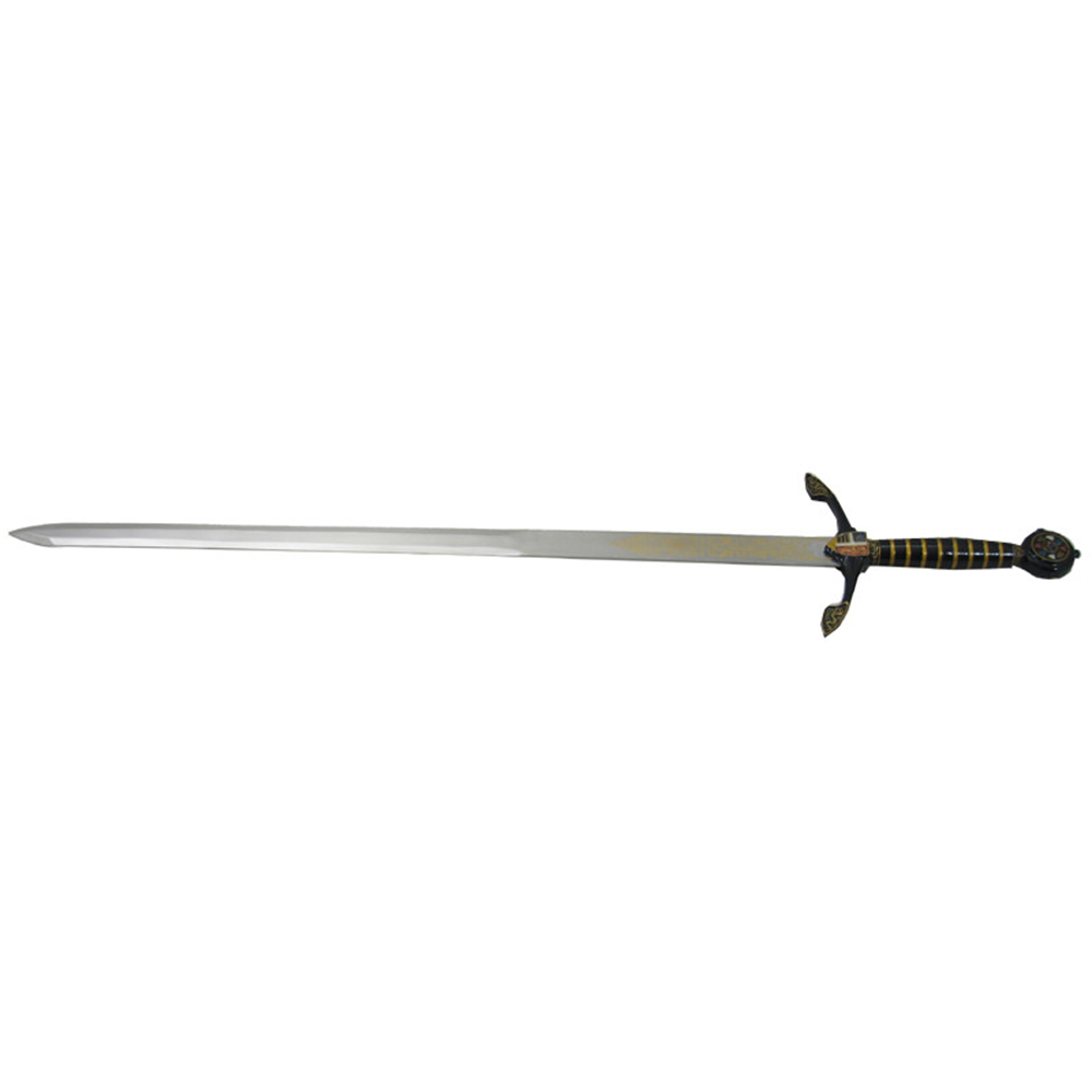 46 in. Medieval King's Sword Sharp with Pouch