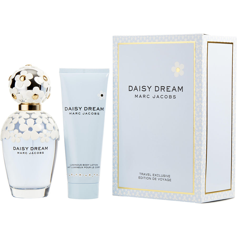 Marc Jacobs Daisy Dream - Eau De Toilette Spray 3.4 oz And Body Lotion 2.5 oz Travel Offer