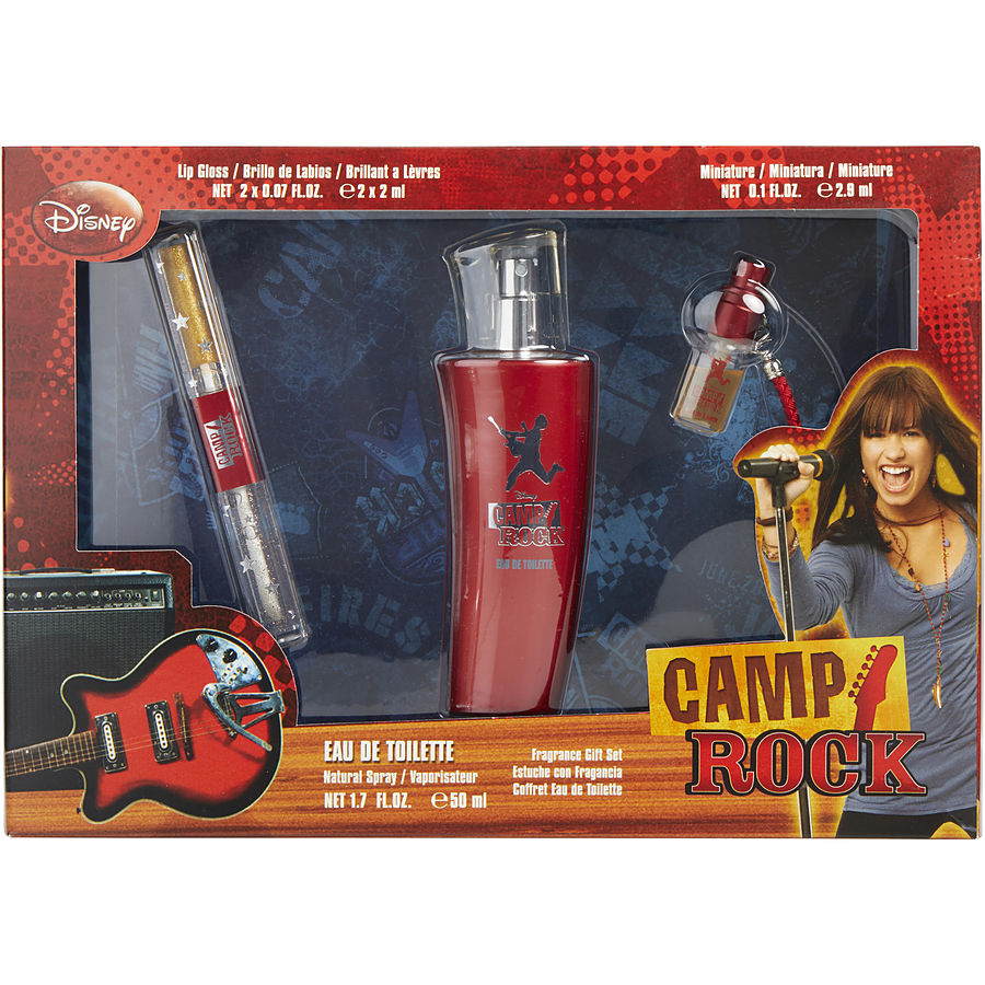 Camp Rock - Eau De Toilette Spray 1.7 oz And Lip Gloss And Eau De Toilette Mini 0.1 oz