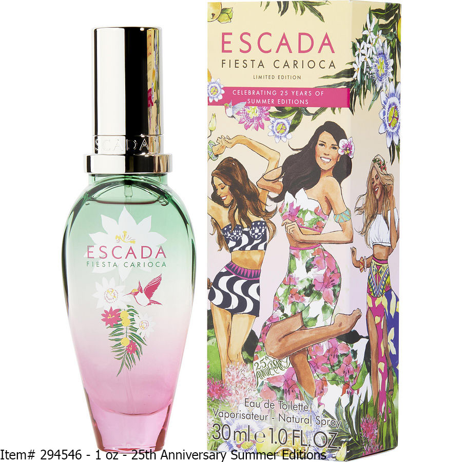 Escada Fiesta Carioca - Eau De Toilette Spray 25th Anniversary Summer Editions 1 oz