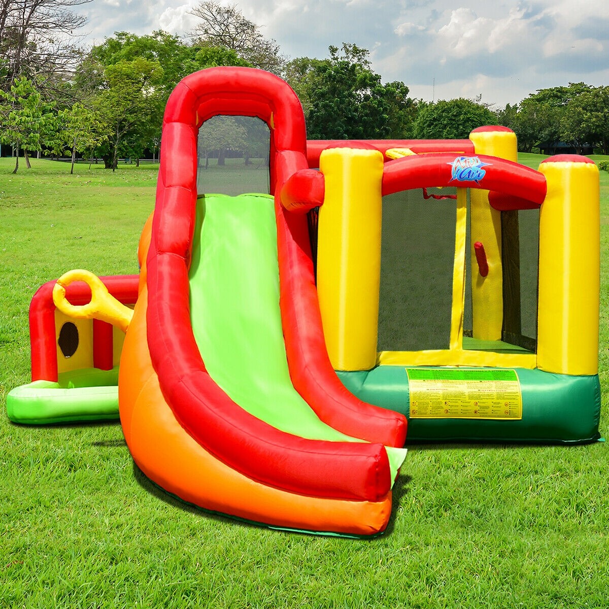 780W Blower Kids Inflatable Slide House Castle Jumper Bouncer