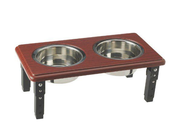 Spot Posture Pro Double Diner - Stainless Steel and Cherry Wood - 2 Quart 8 - 12 Adjustable Height