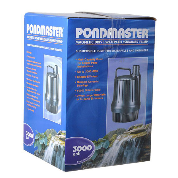 Pond master Magnetic Drive Waterfall Pump - 3,000 GPH