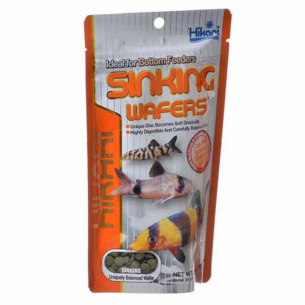 Hikari Sinking Wafers for Bottom Feeding Fish - 3.88 oz - 110 Grams - 2 Pieces