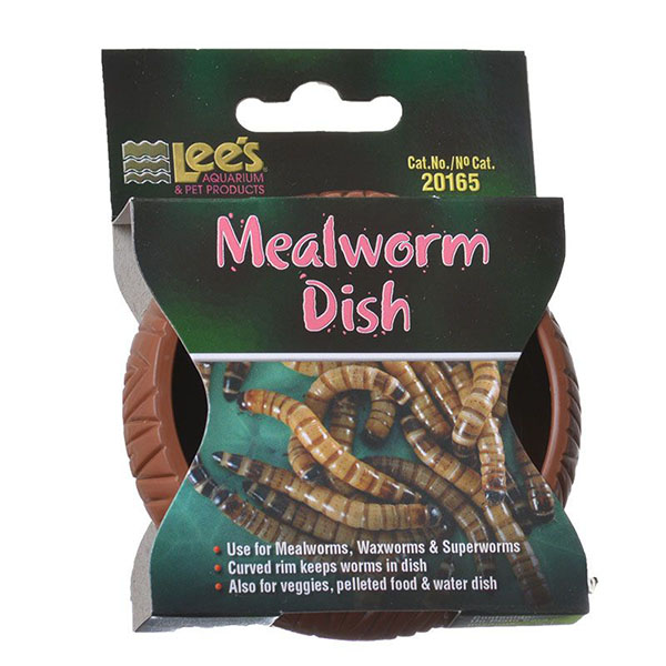 Lees Meal worm Dish - Plastic - 3 in. Diameter - 5 Pieces