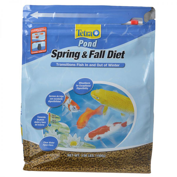 Tetra Pond Spring and Fall Diet Fish Food - 3 lbs