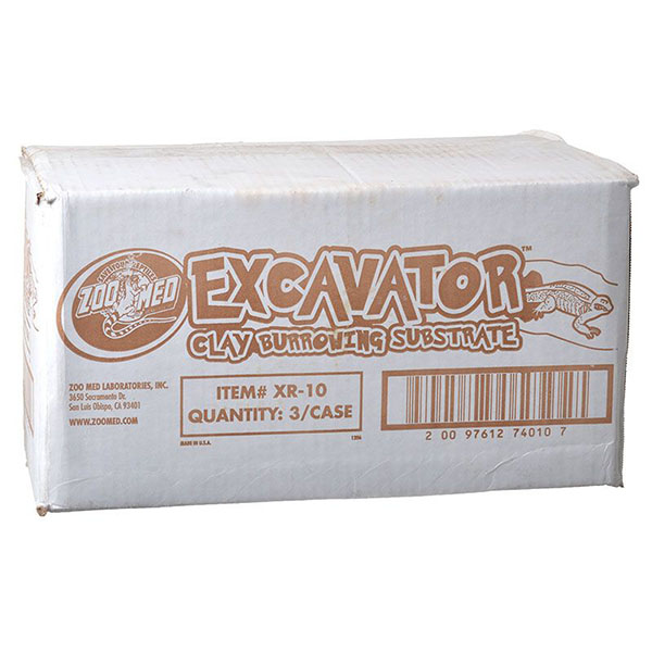 Zoo Med Excavator Clay Burrowing Reptile Substrate - 3 x 10 lb Bags - 30 lbs Total