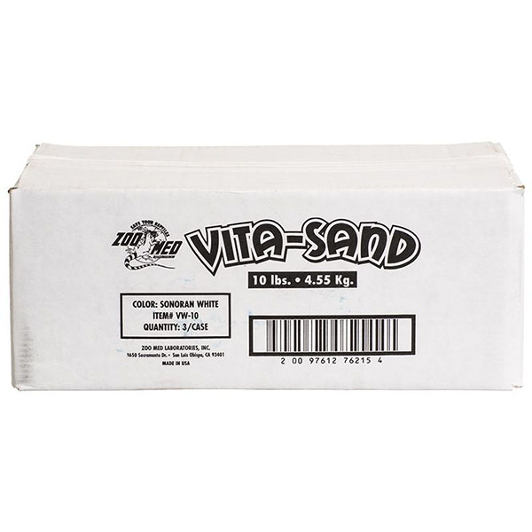 Zoo Med All Natural Vita-Sand - Sonoran White - 3 x 10 lb Bags - 30 lbs Total