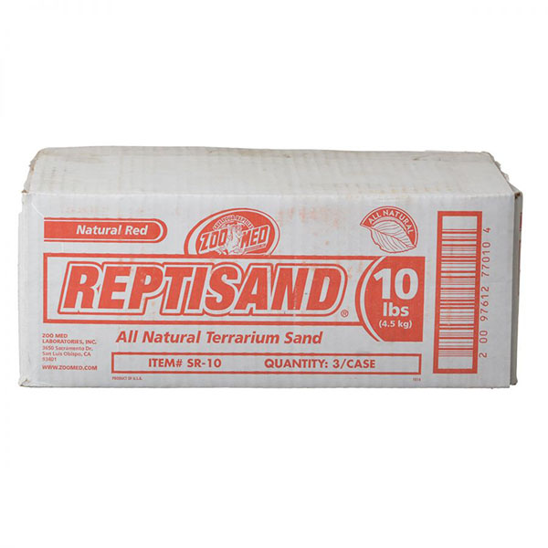 Zoo Med ReptiSand Substrate - Natural Red - 3 x 10 lb Bags - 30 lbs Total