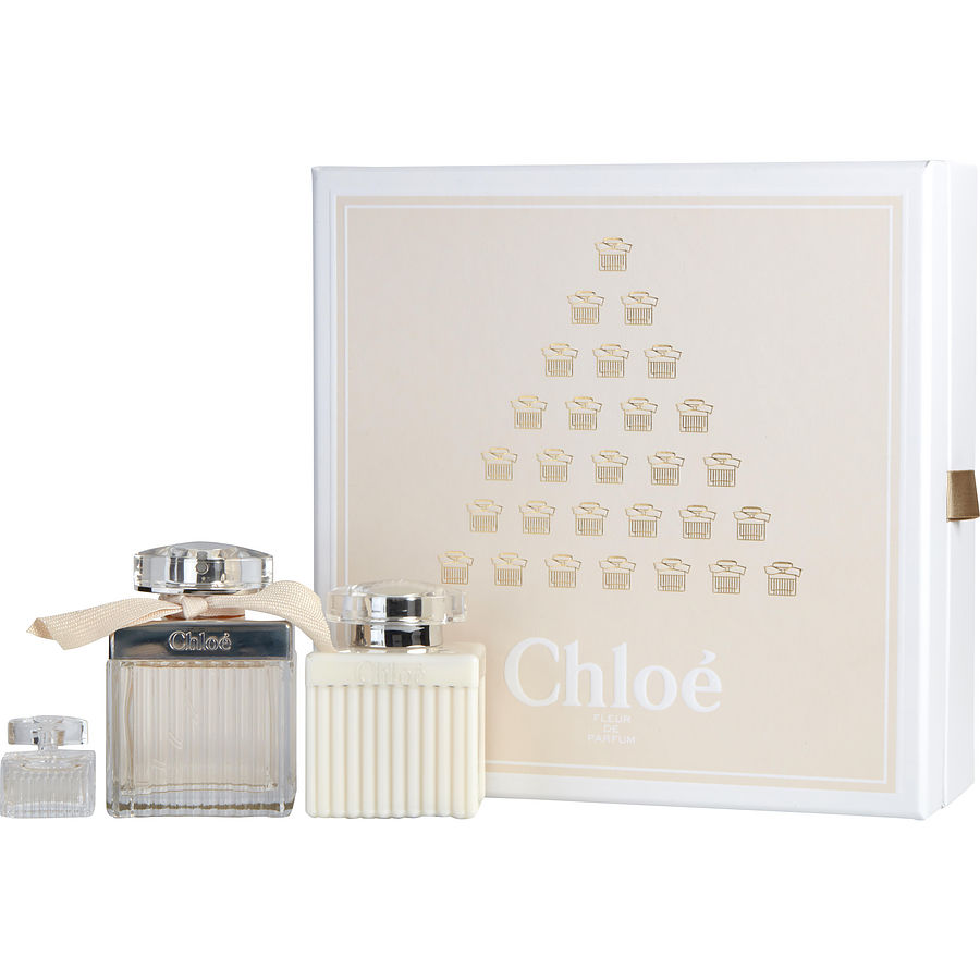 Chloe Fleur De Parfum - Eau De Parfum Spray 2.5 oz And Body Lotion 3.4 oz And Eau De Parfum 0.17 oz Mini