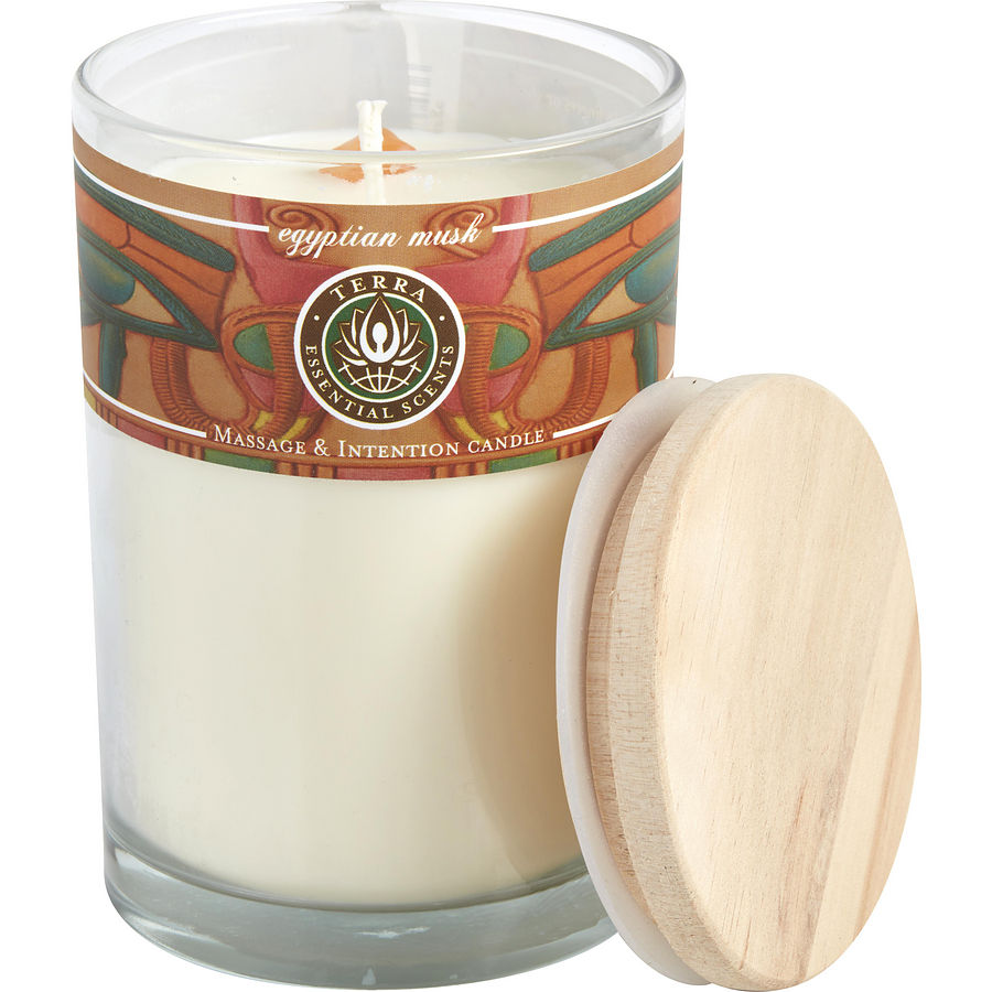 Egyptian Musk - Massage And Aromatherapy Soy Candle 12 oz Tumbler