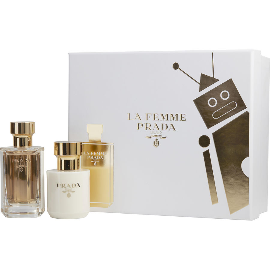Prada La Femme - Eau De Parfum Spray 1.7 oz And Body Lotion 3.4 oz