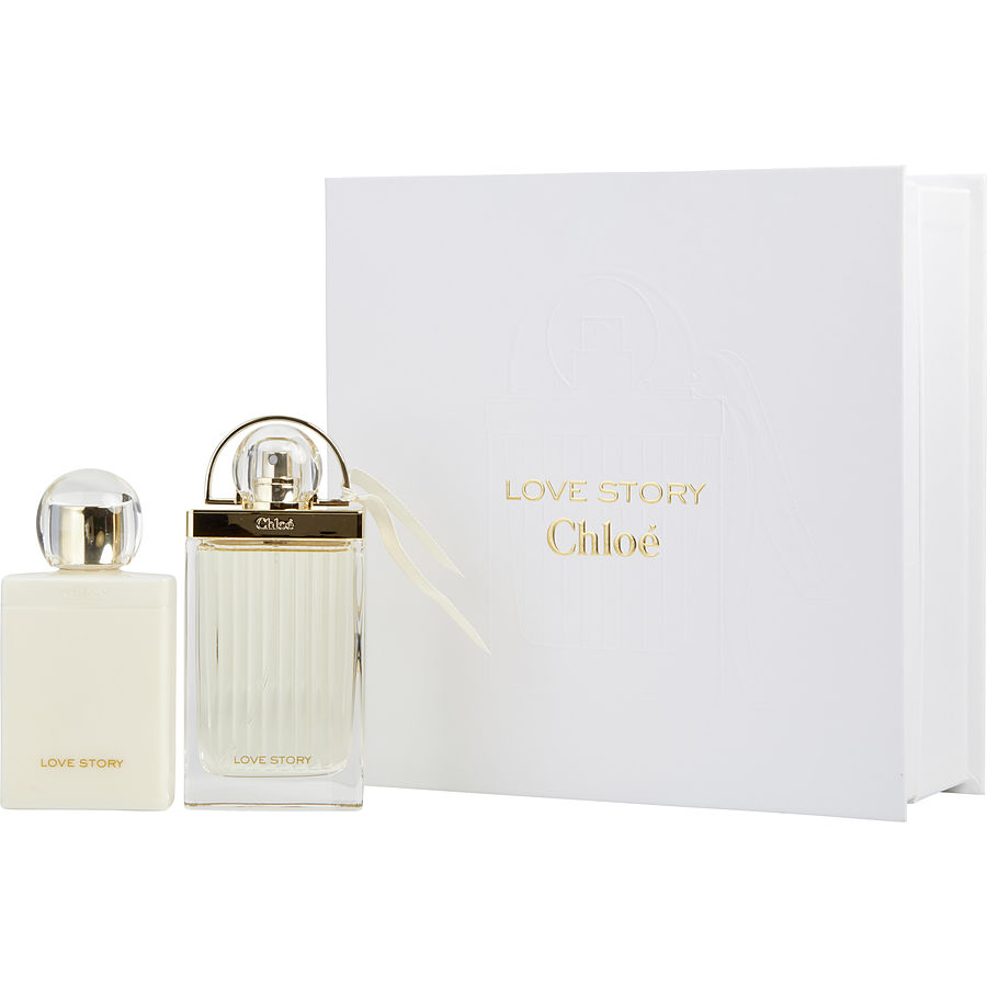 Chloe Love Story - Eau De Parfum Spray 2.5 oz And Body Lotion 3.4 oz