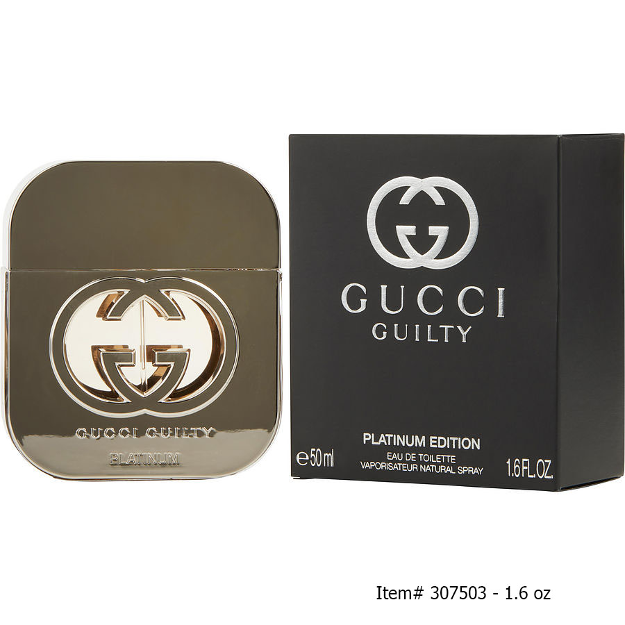 Gucci Guilty Platinum - Eau De Toilette Spray 1.6 oz