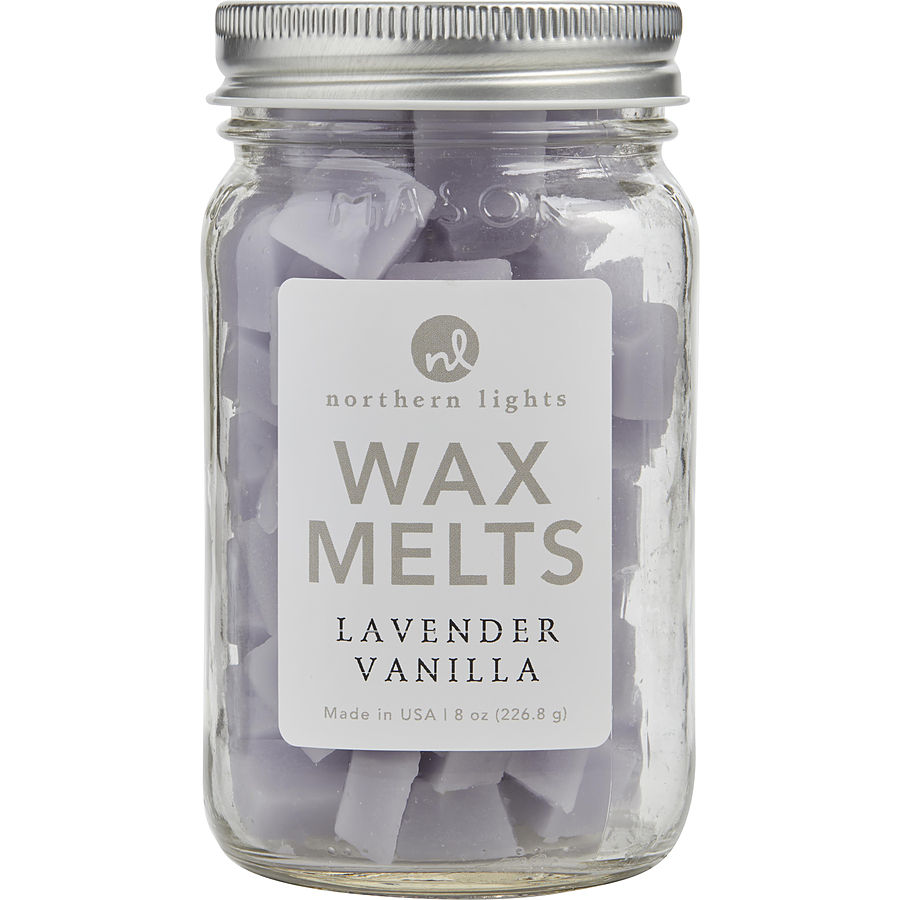 Lavender Vanilla Scented - Simmering Fragrance Chips 8 oz Jar Containing 100 Melts
