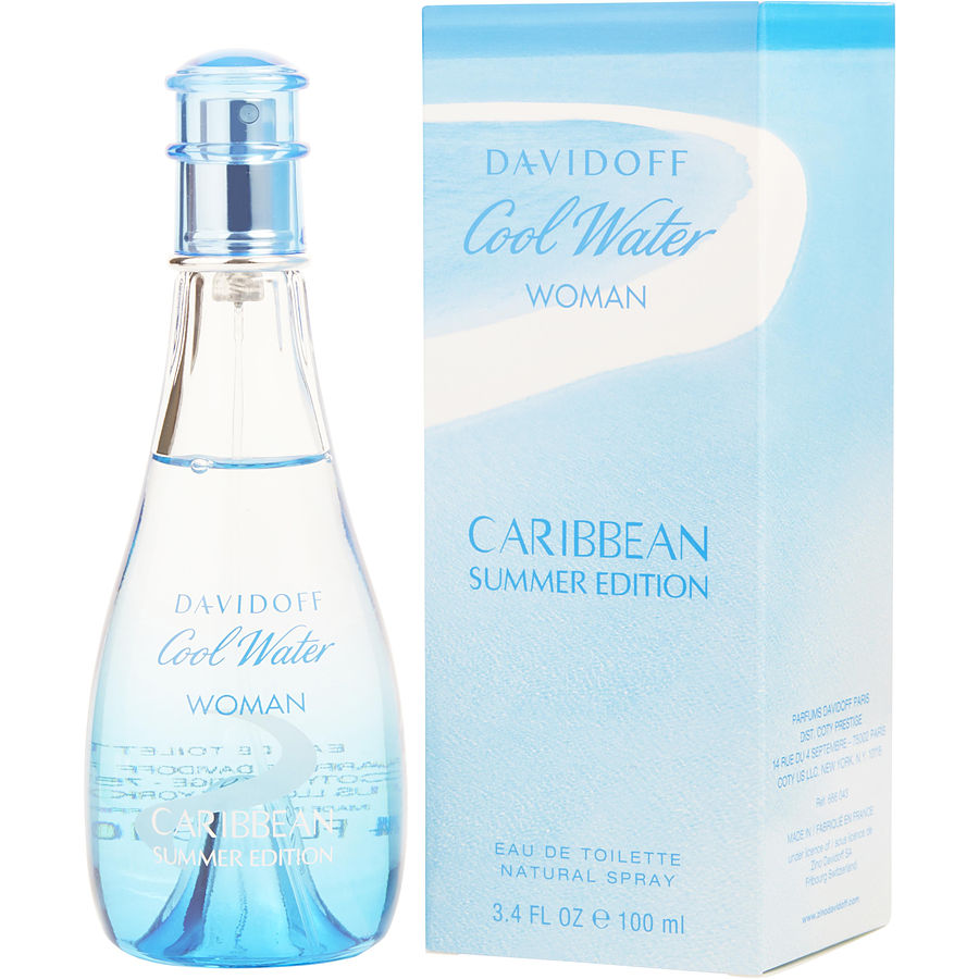 Cool Water Caribbean Summer - Eau De Toilette Spray Limited Edition 3.4 oz