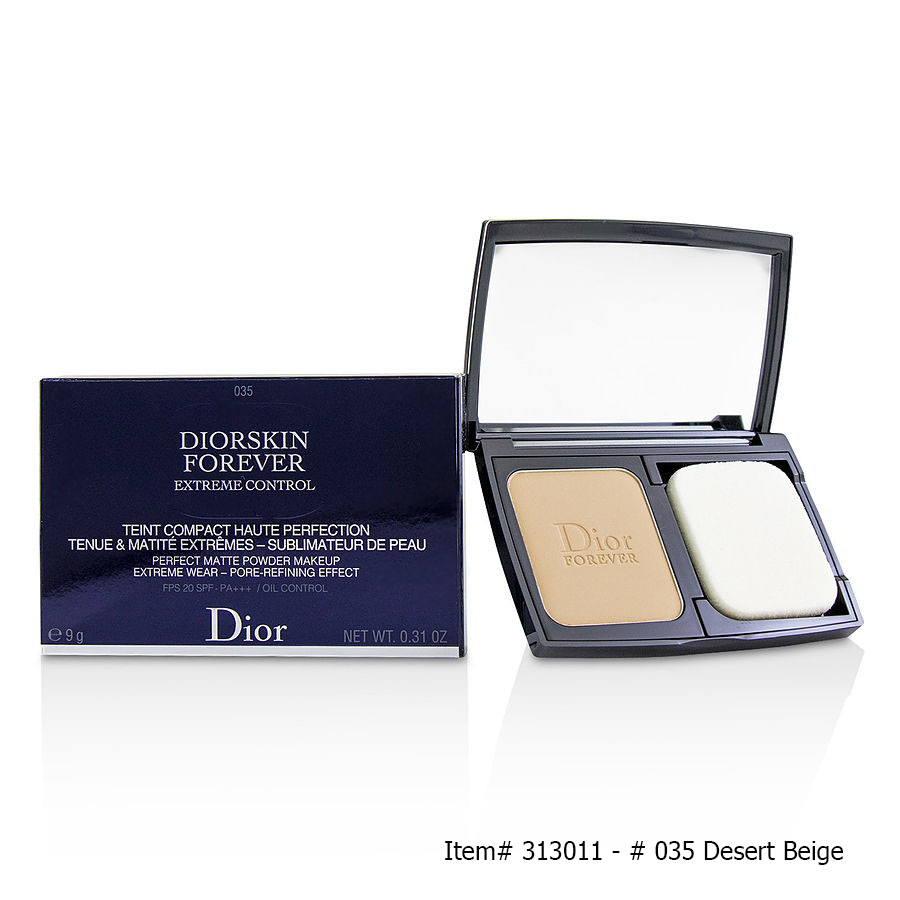 Christian Dior - Diorskin Forever Extreme Control Perfect Matte Powder Makeup Spf 20  035 Desert Beige 9g/0.31oz