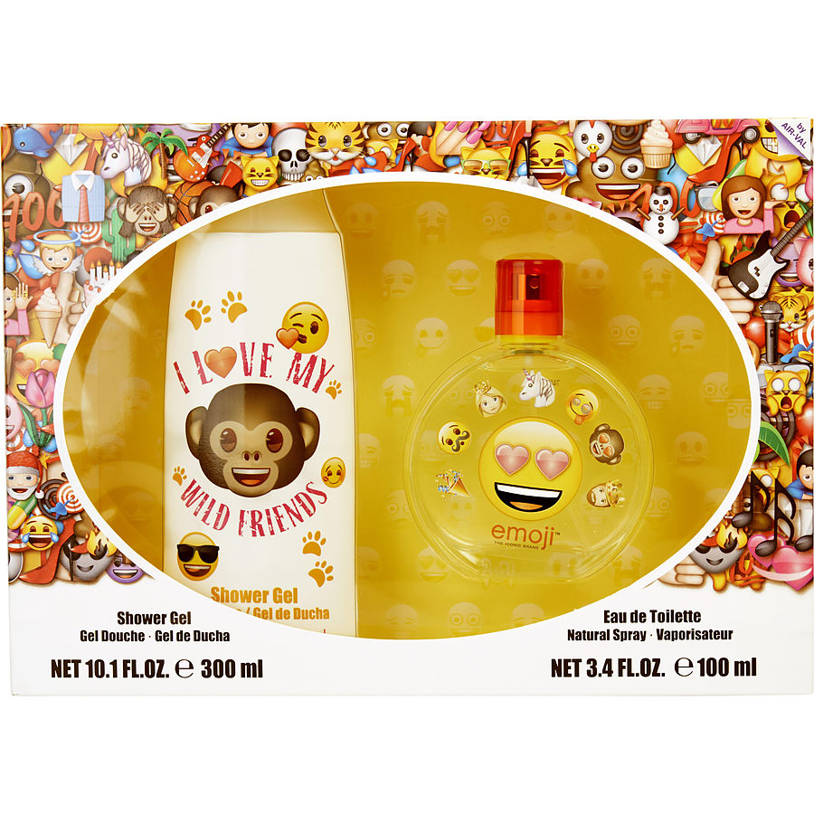 Emoji I Love My Wild Friends  - Eau De Toilette Spray 3.4 oz And Shower Gel 10.1 oz
