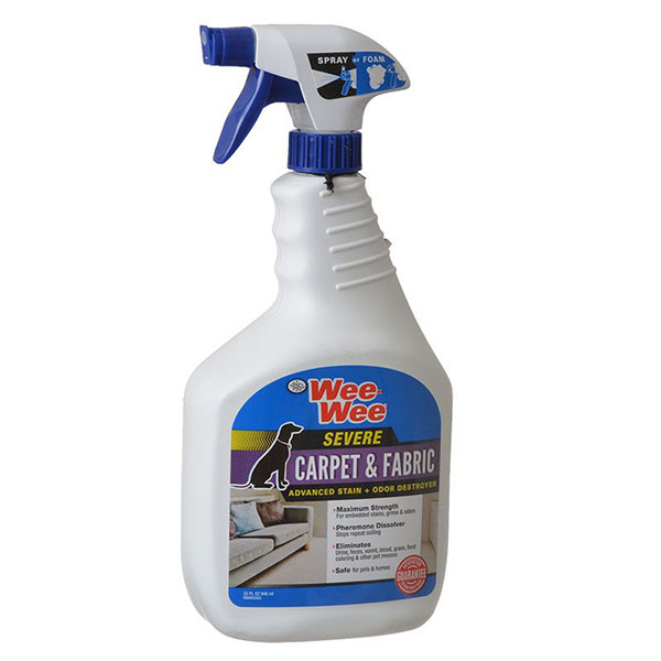 Four Paws Wee-Wee Severe Carpet and Fabric Advanced Stain and Odor Destroyer - 32 oz