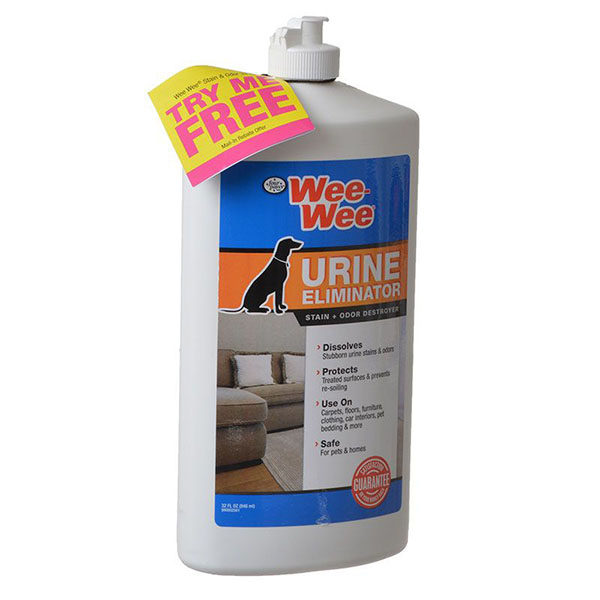 Four Paws Wee-Wee Urine Eliminator Stain and Odor Destroyer - 32 oz