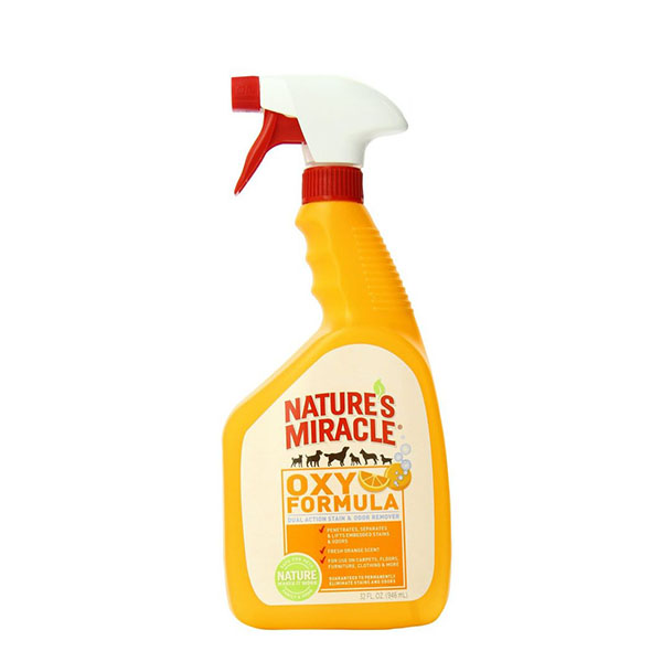 Nature's Miracle Orange Oxy Formula Dual Action Stain & Odor Remover - 32 oz - 2 Pieces