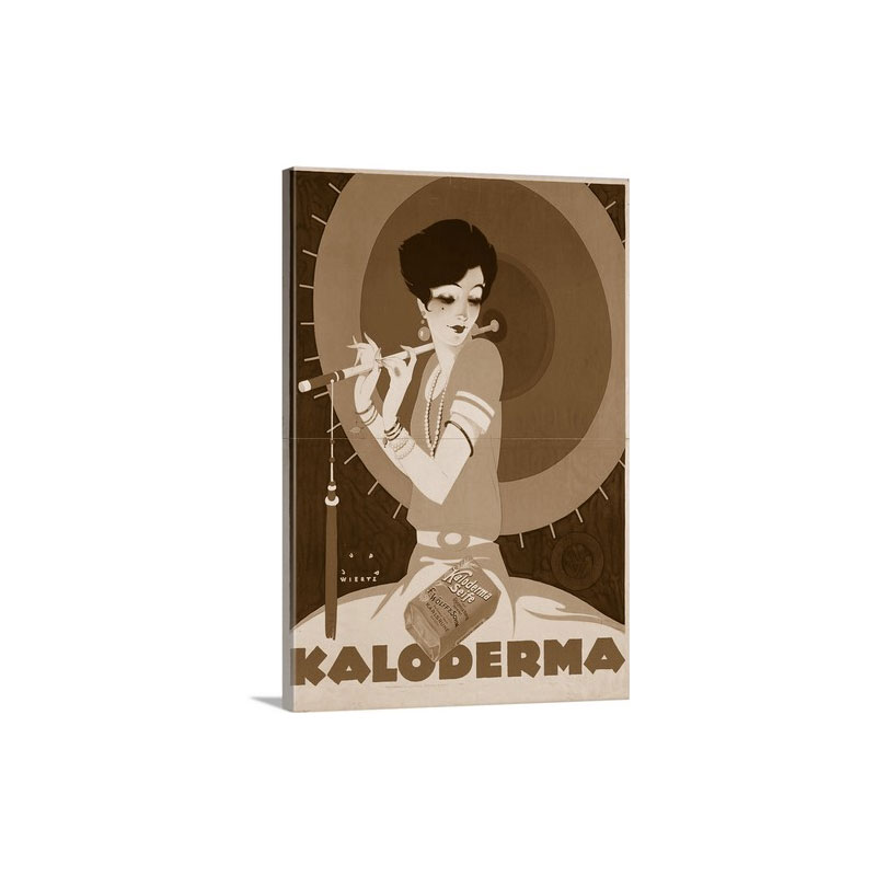 German advertisement for Kaloderma Soap, printed by F. Wolff Wall Art - Canvas - Gallery Wrap 