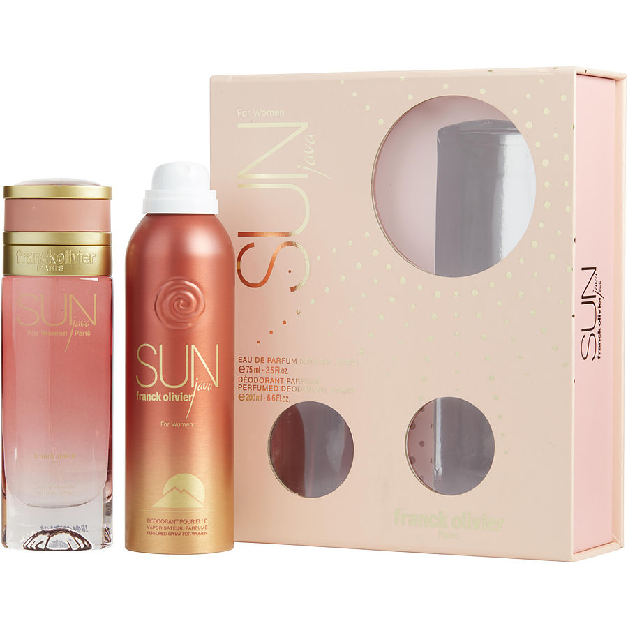 Franck Olivier Sun Java - Eau De Parfum Spray 2.5 oz And Deodorant Spray 6.6 oz