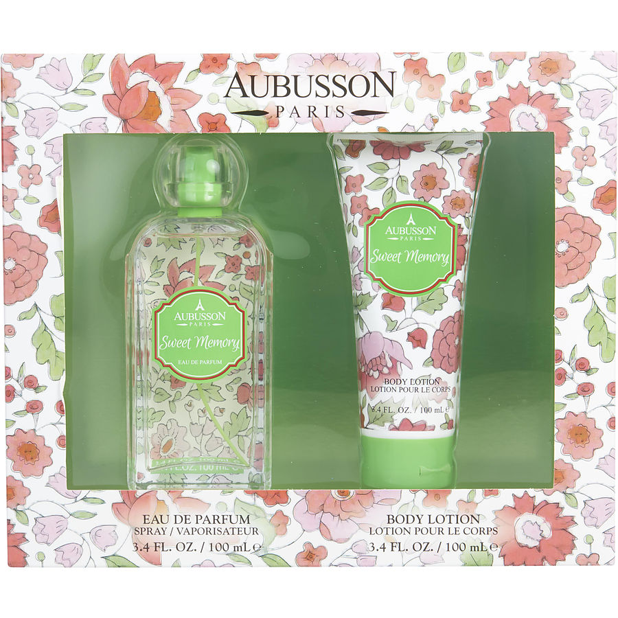 Aubusson Sweet Memory - Eau De Parfum Spray 3.4 oz And Body Lotion 3.4 oz