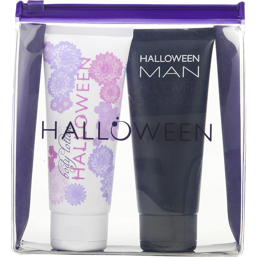 Halloween Variety - Body Lotion 3.4 oz W And All Over Shower Gel 3.4 oz M Vanity Case