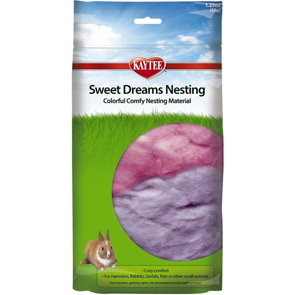 Kaytee Nesting Material Sweet Dreams Bedding - 35 Grams - 5 Pieces